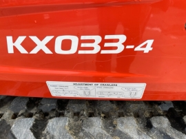 2023, Kubota, KX033-4, Mini Excavators